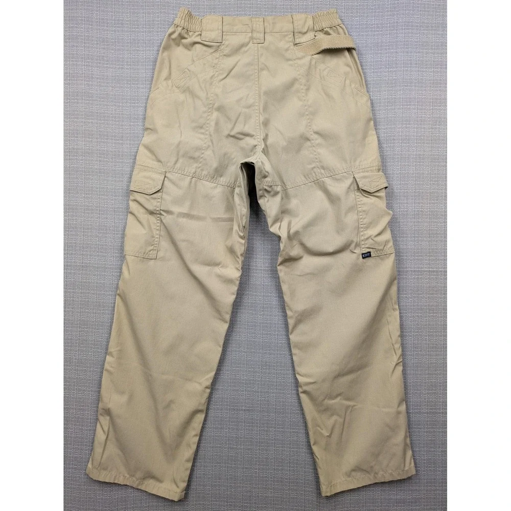 5.11 Tactical Cargo Pants Mens 30x30 Beige Ripstop Workwear Outdoor Utility